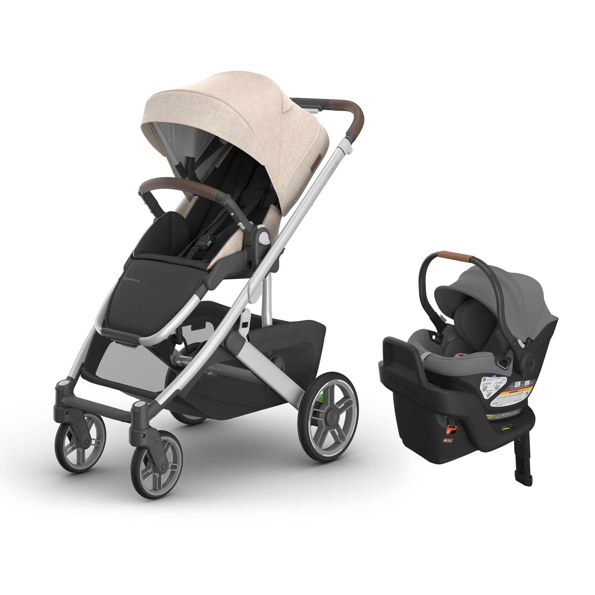 UPPAbaby Cruz V3 + Aria Travel System- Bambi Baby