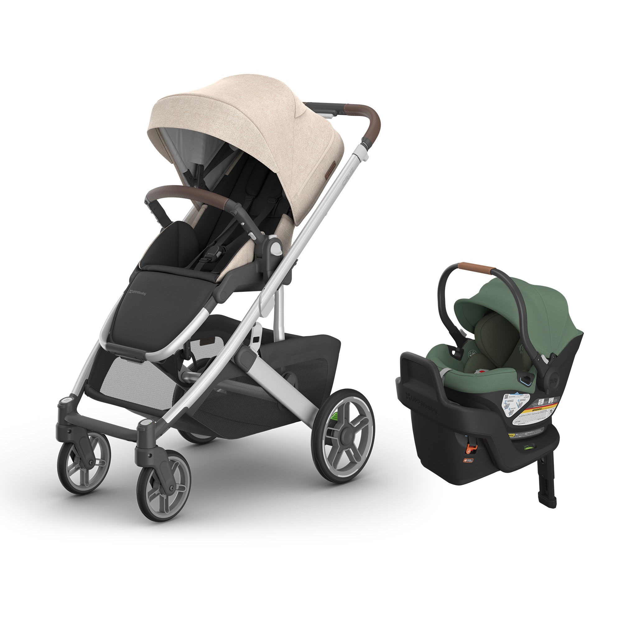 UPPAbaby Cruz V3 + Aria Travel System- Bambi Baby