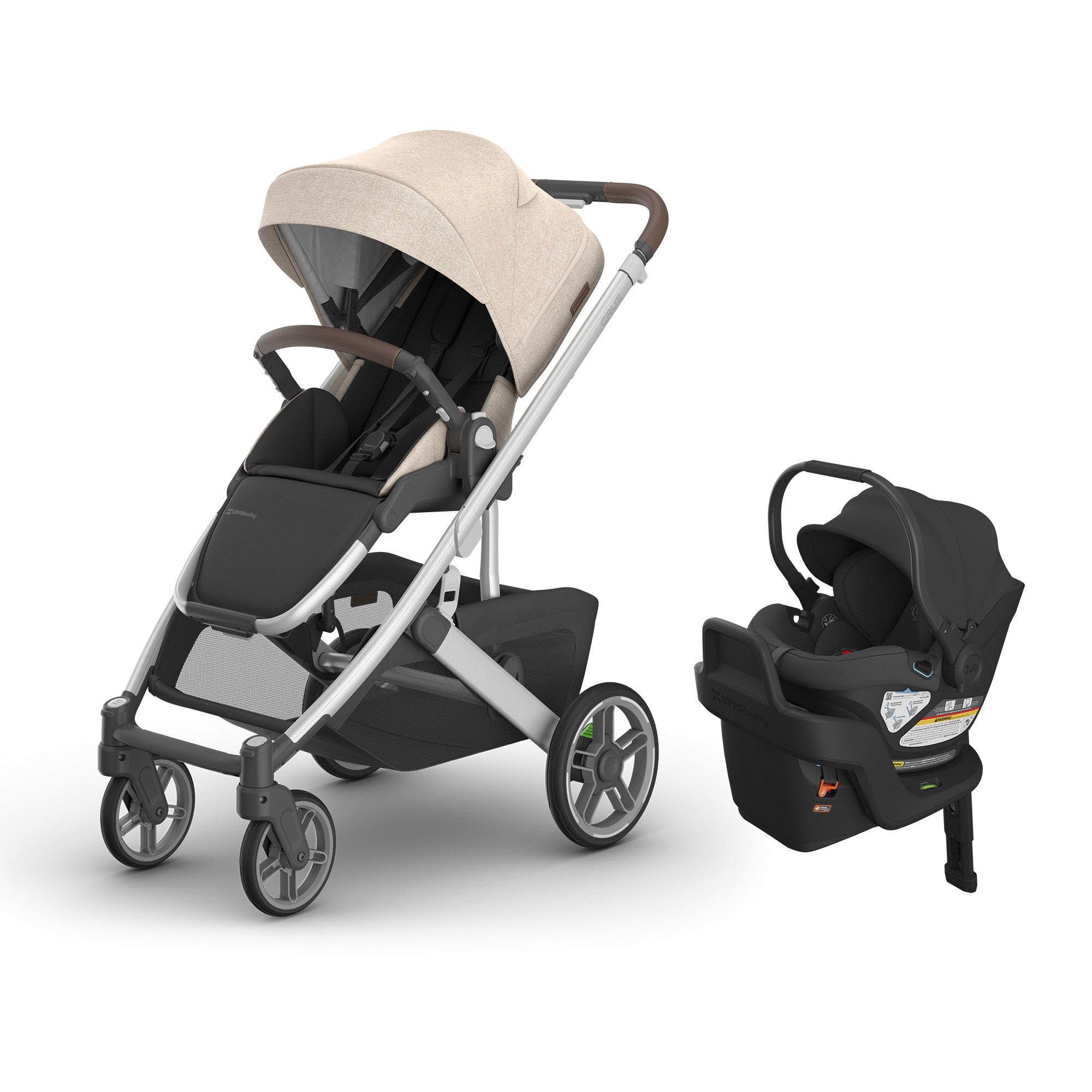 UPPAbaby Cruz V3 + Aria Travel System- Bambi Baby