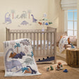 Lambs & Ivy Dino-Might Watercolor Dinosaur Theme Wall Decals/Stickers - Bambi Baby