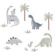 Lambs & Ivy Dino-Might Watercolor Dinosaur Theme Wall Decals/Stickers - Bambi Baby