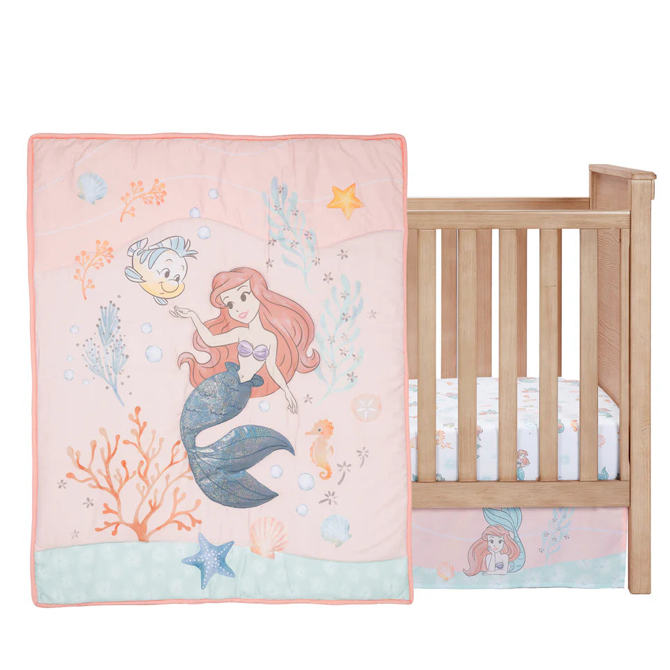 Bedtime Originals Disney Baby The Little Mermaid 3-Piece Baby Crib Bedding Set- Bambi Baby