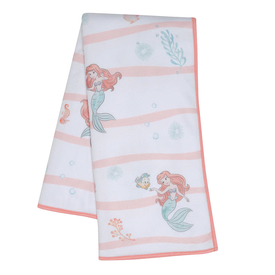Bedtime Originals Disney Baby The Little Mermaid White Baby Blanket - Ariel- Bambi Baby