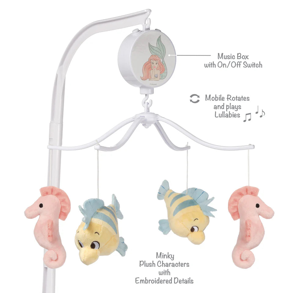 Bedtime Originals Disney Baby The Little Mermaid Musical Baby Crib Mobile Toy- Bambi Baby