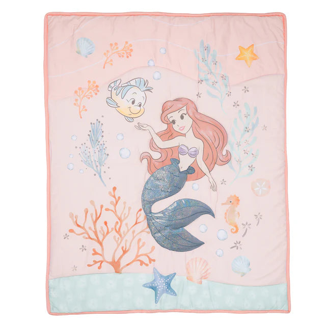 Bedtime Originals Disney Baby The Little Mermaid 3-Piece Baby Crib Bedding Set- Bambi Baby