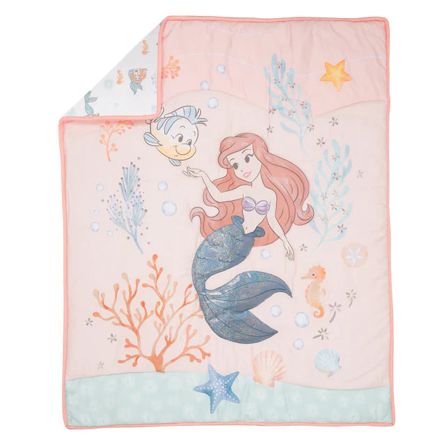 Bedtime Originals Disney Baby The Little Mermaid 3-Piece Baby Crib Bedding Set- Bambi Baby
