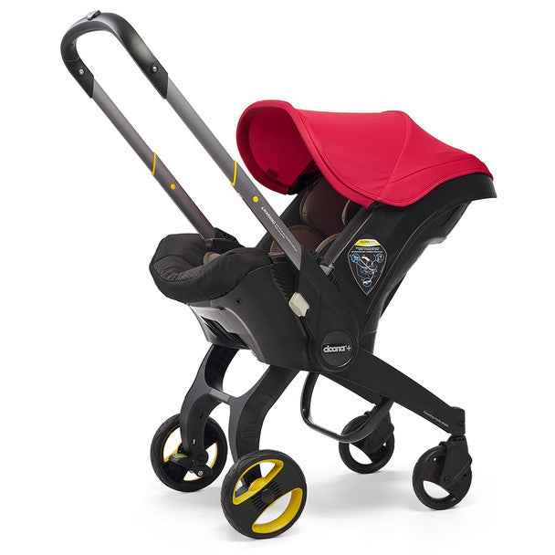 Doona Infant Carseat with Base in Flame Red- Bambi Baby