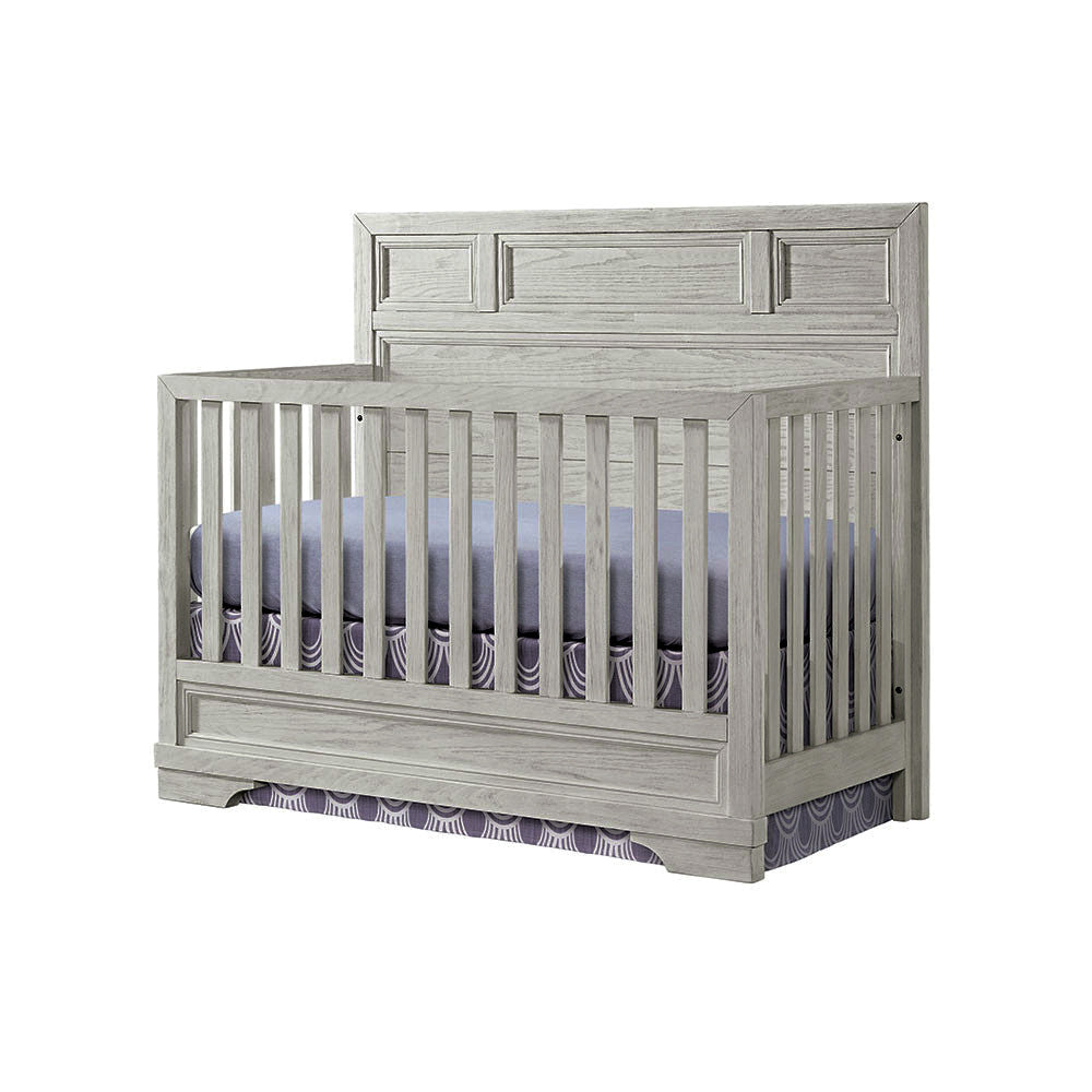 Westwood Foundry 2 Piece Nursery Set - Crib and 5 Drawer Chest in White Dove- Bambi Baby