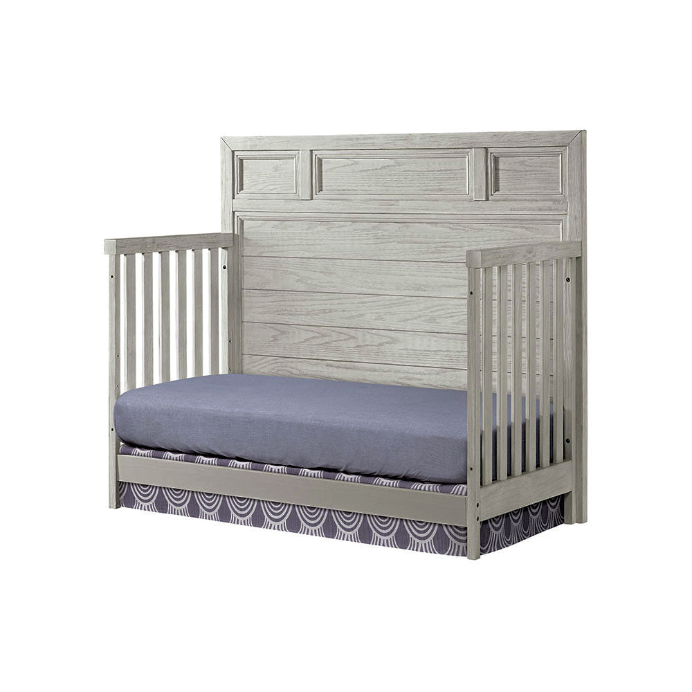 Westwood Foundry 2 Piece Nursery Set - Crib and 5 Drawer Chest in White Dove- Bambi Baby