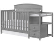 Oxford Baby Pearson Crib and Changer - Dove Gray - Bambi Baby