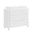 Cambiador Oxford Baby Briella para 3 cajones - Blanco - Bambi Baby
