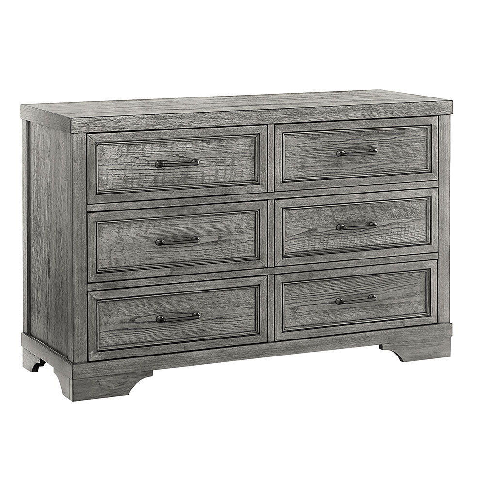 Westwood Design Foundry 6 Drawer Dresser in Brushed Pewter Westwood Design Foundry 6 Drawer Dresser in Brushed Pewter