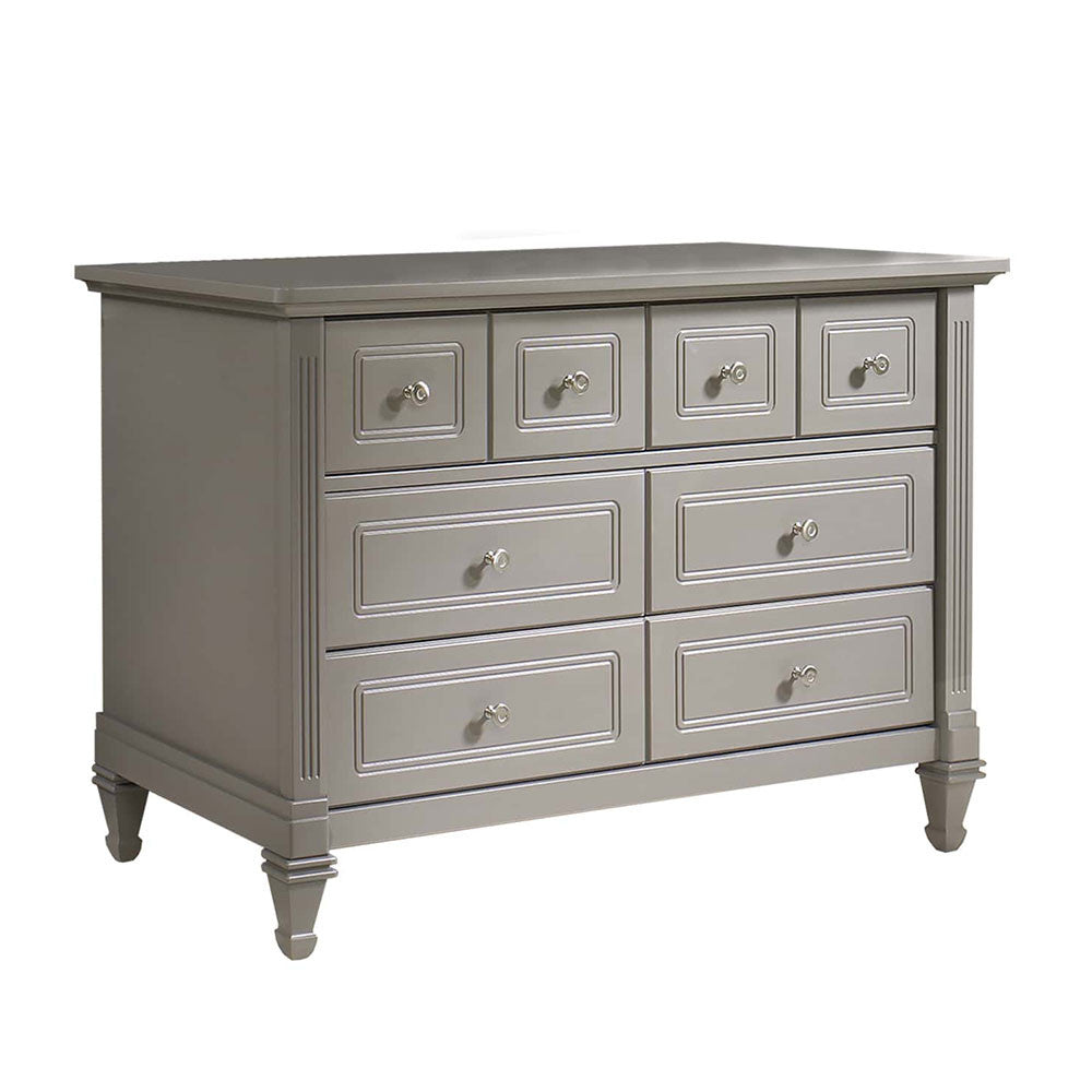 Natart Belmont Double Dresser in Elephant Grey- Bambi Baby