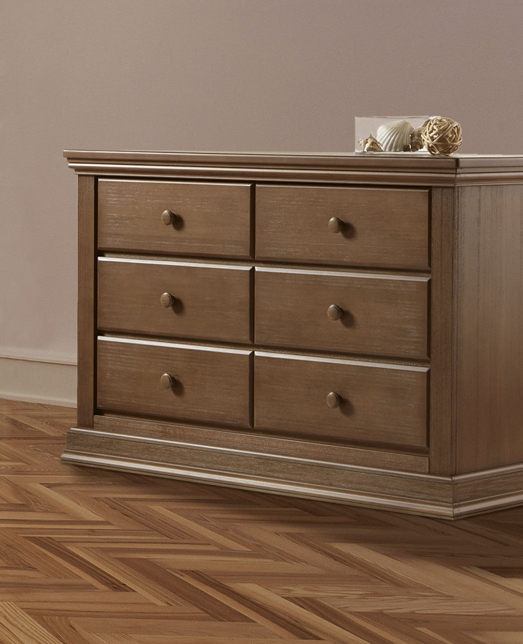 Pali Modena Collection Double Dresser in Distressed Desert- Bambi Baby