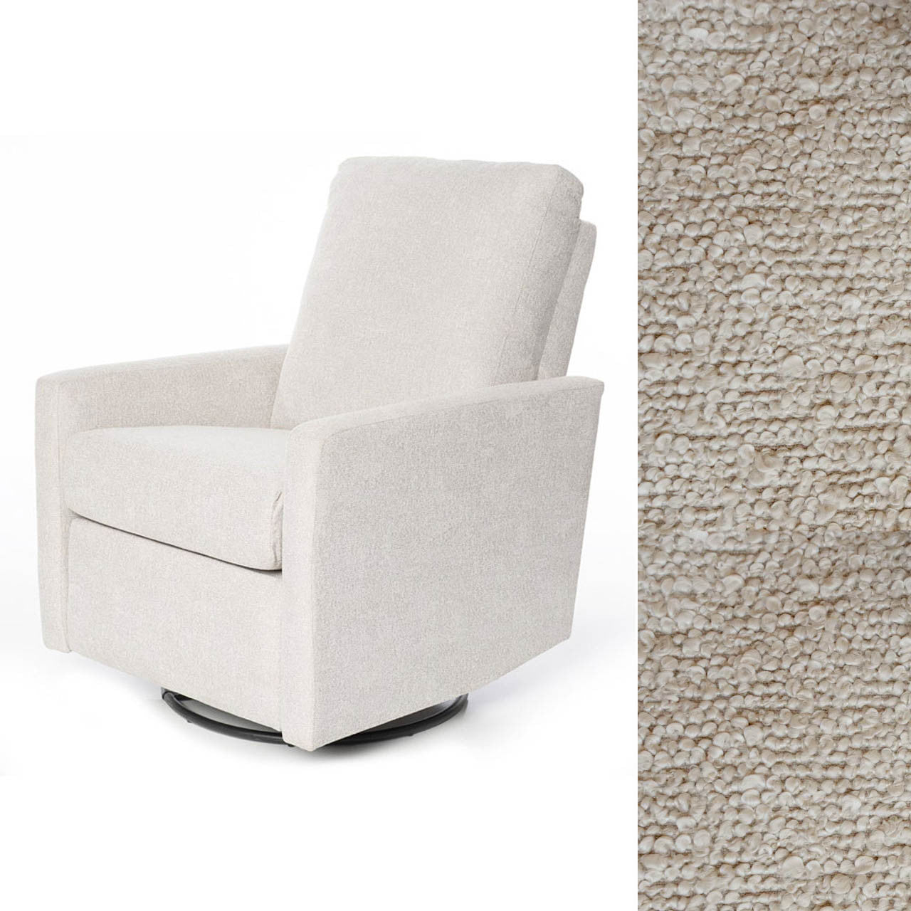 Oilo Drew Recliner in Cottage Flax- Bambi Baby