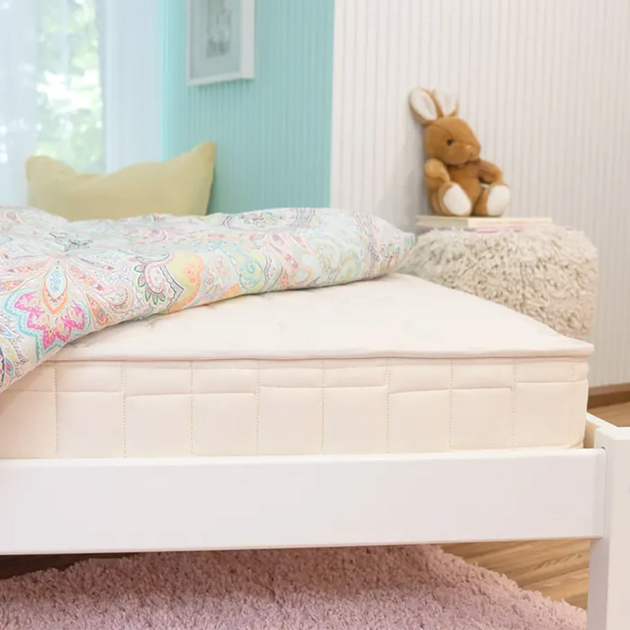 Naturepedic Twin 2 in 1 ULTRA/QUILTED - Quilt/Nat- Bambi Baby