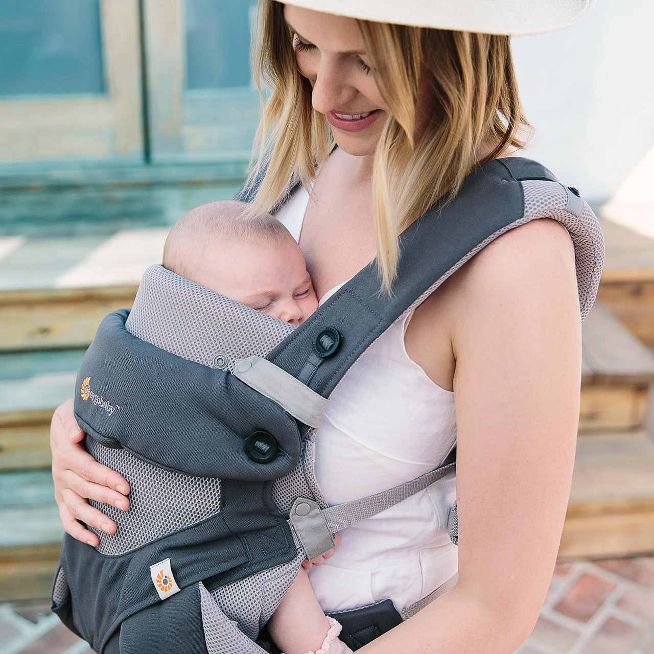 Ergobaby Easy Snug Infant Insert  - Grey- Bambi Baby