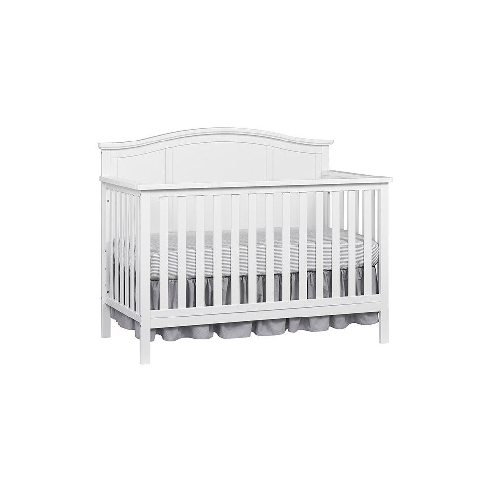 Oxford Baby Emerson 4 In 1 Convertible Crib in Snow White- Bambi Baby