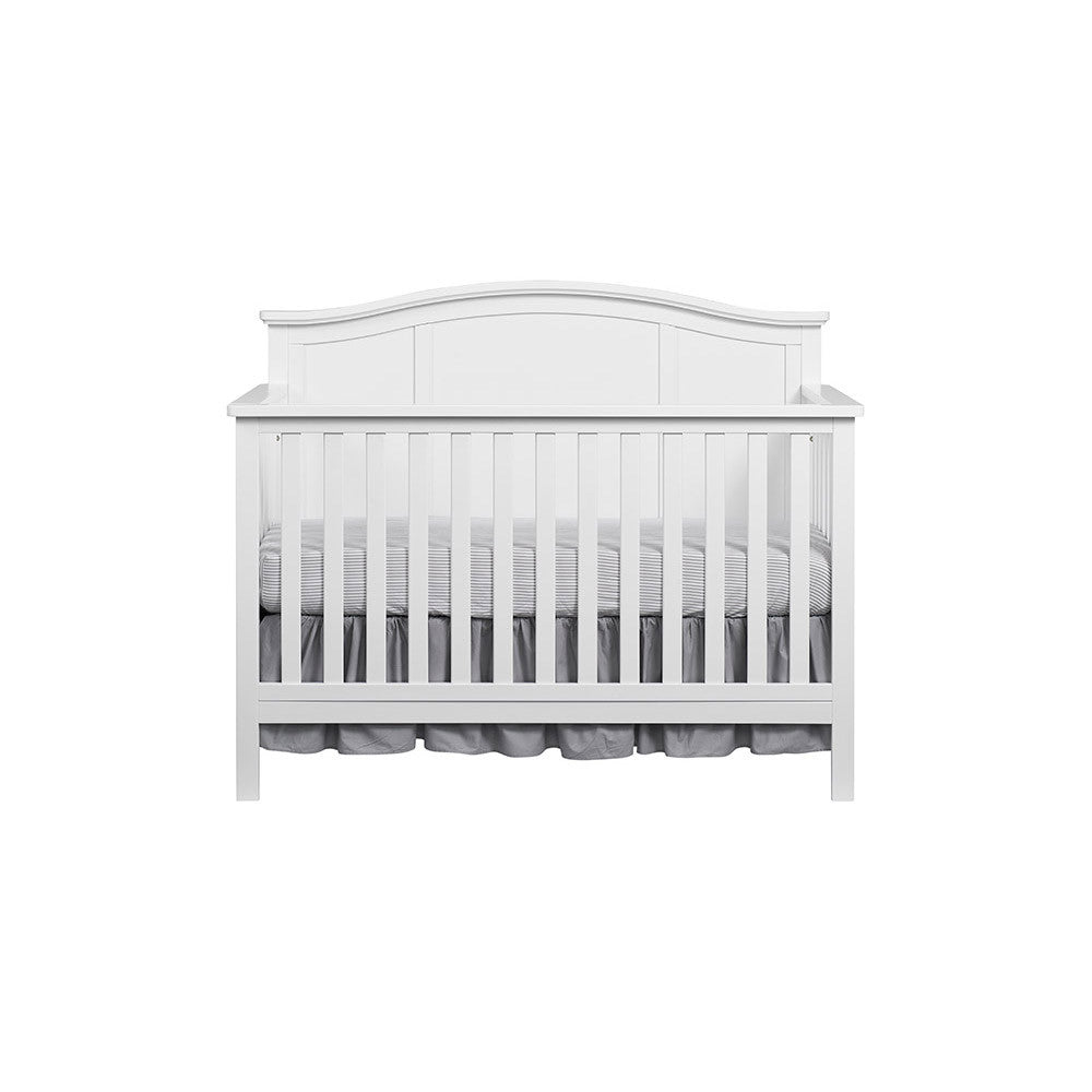 Oxford Baby Emerson 4 In 1 Convertible Crib in Snow White- Bambi Baby