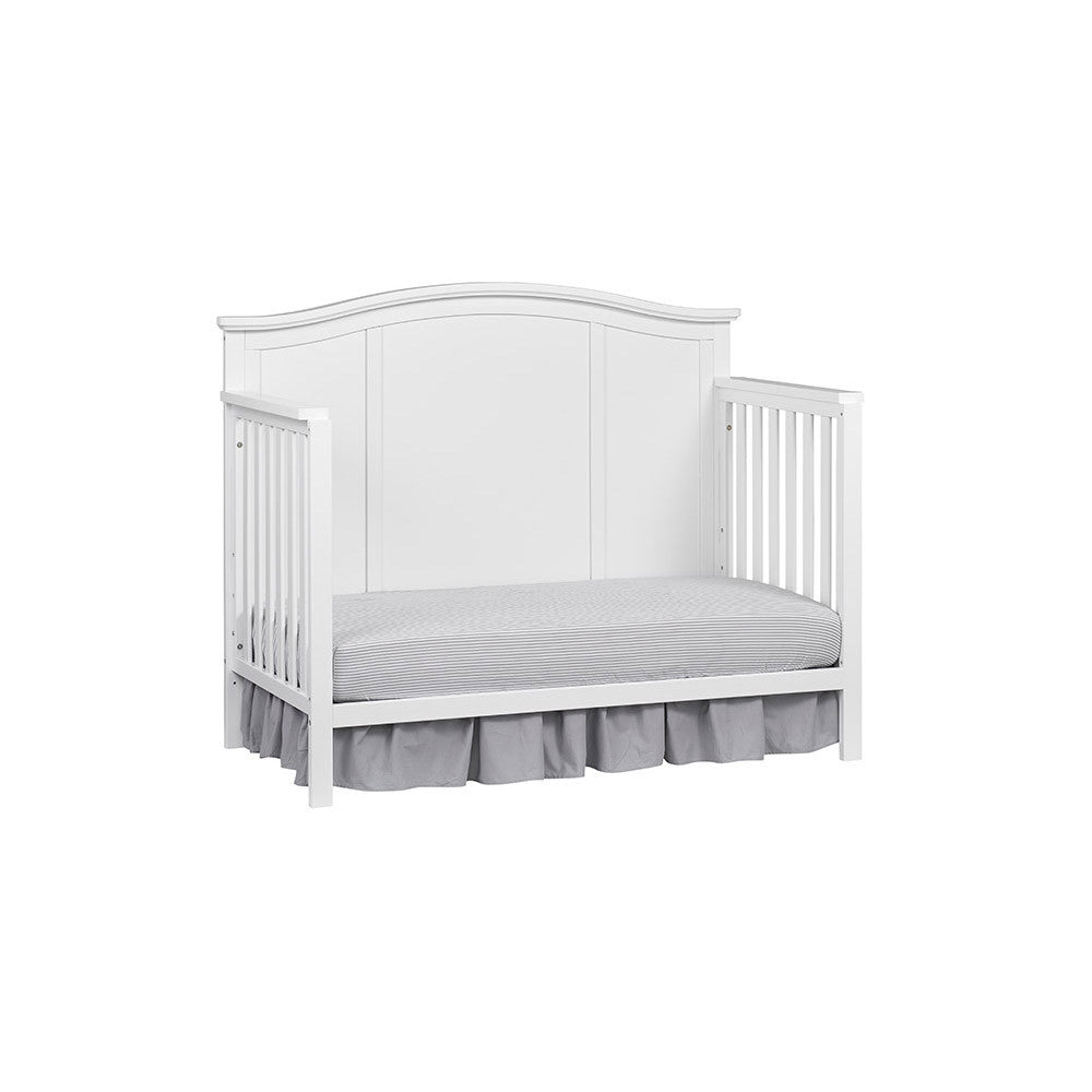 Oxford Baby Emerson 4 In 1 Convertible Crib in Snow White- Bambi Baby