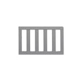 Dove Gray Oxford Baby Emerson Toddler Guard Rail - Front View | Bambi Baby