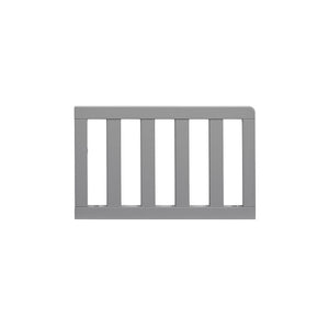 Dove Gray Oxford Baby Emerson Toddler Guard Rail - Front View | Bambi Baby