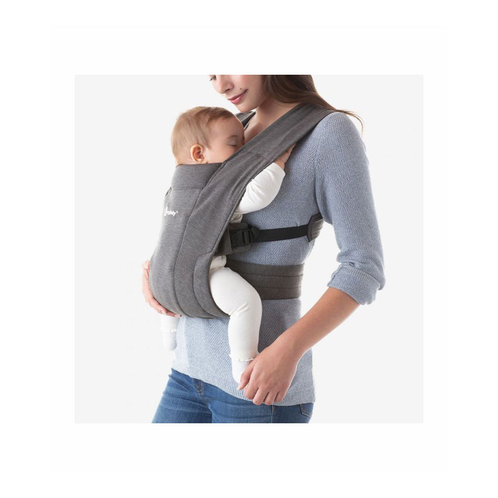 Ergobaby Embrace Newborn Carrier in Heather Grey- Bambi Baby