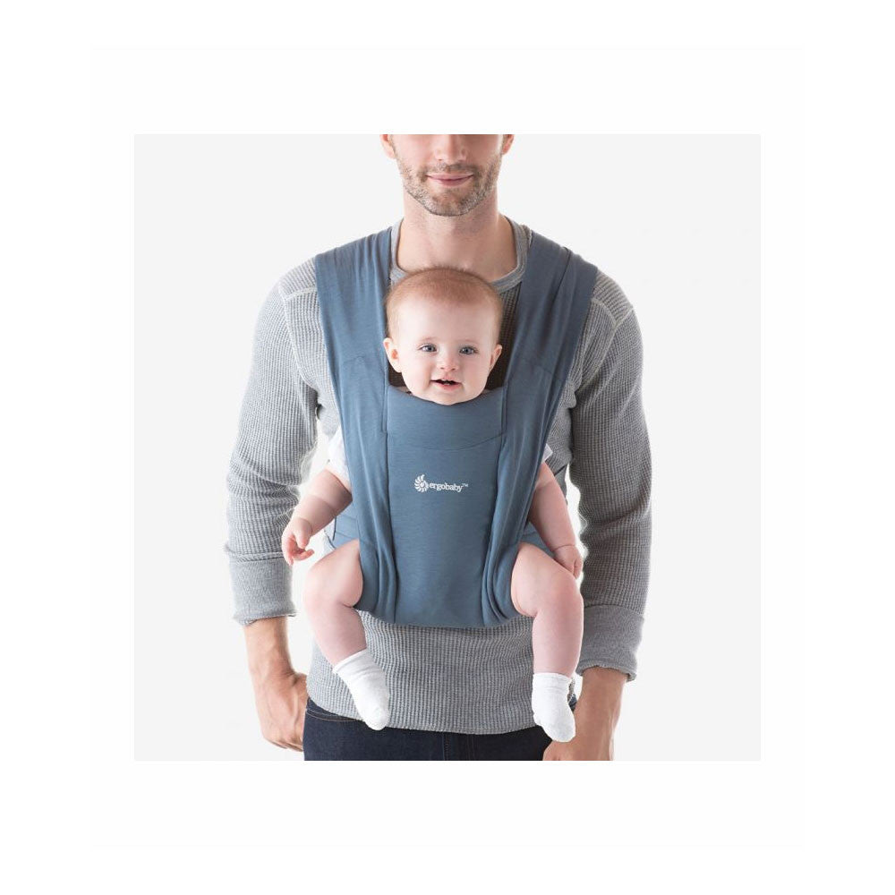 Ergobaby Embrace Newborn Carrier in Oxford Blue Bambi Baby