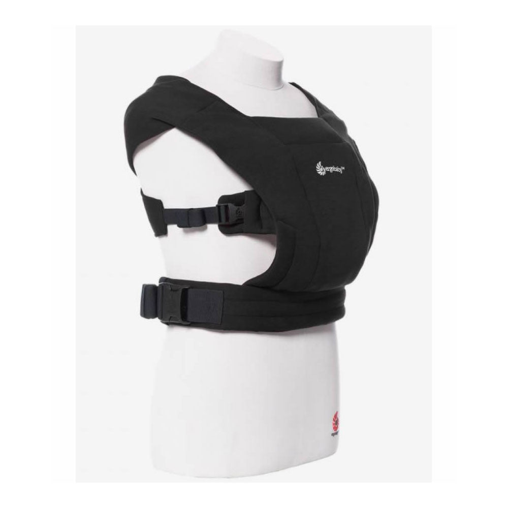 Ergobaby Embrace Newborn Carrier in Pure Black- Bambi Baby