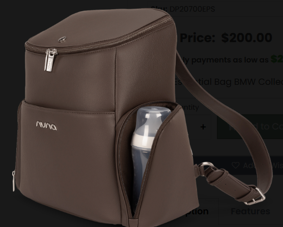 Nuna BMW Essential Bag- Bambi Baby
