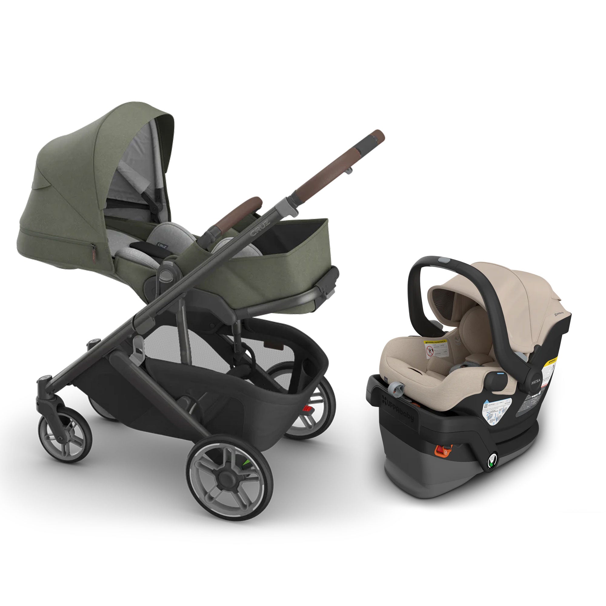 UPPAbaby Cruz V3 + Mesa V3 Travel System- Bambi Baby