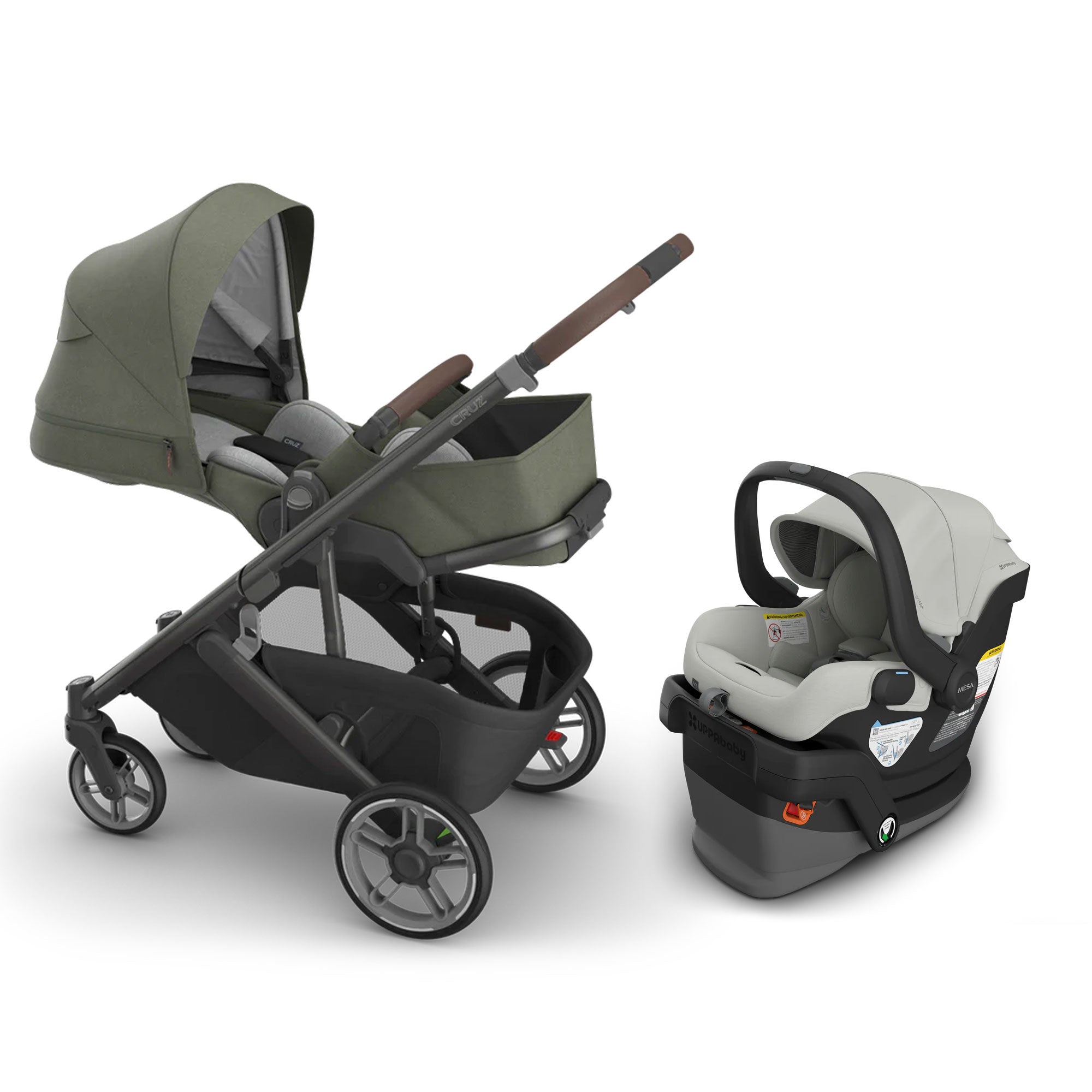 UPPAbaby Cruz V3 + Mesa V3 Travel System- Bambi Baby