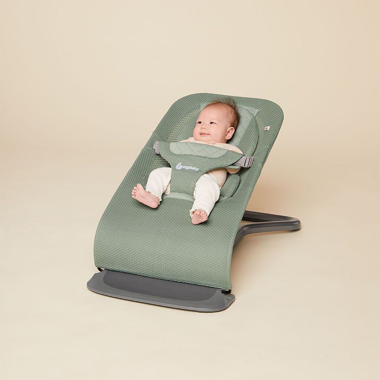 Ergobaby Evolve Bouncer Mesh- Sage Green Mesh- Bambi Baby