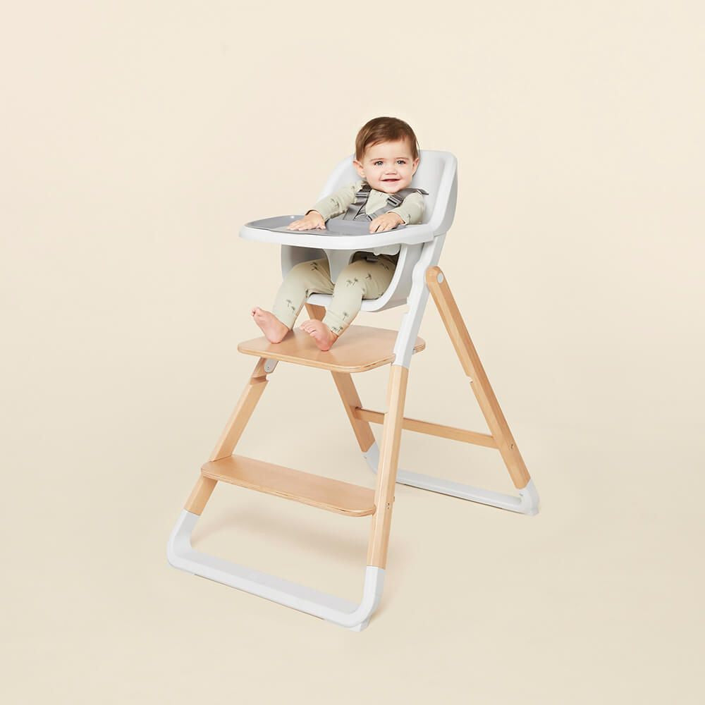 Ergobaby Evolve Baby Seat and Tray - Natural Wood- Bambi Baby