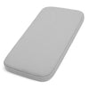 Gray Fabric Bassinet Mattress - Angled View | Bambi Baby