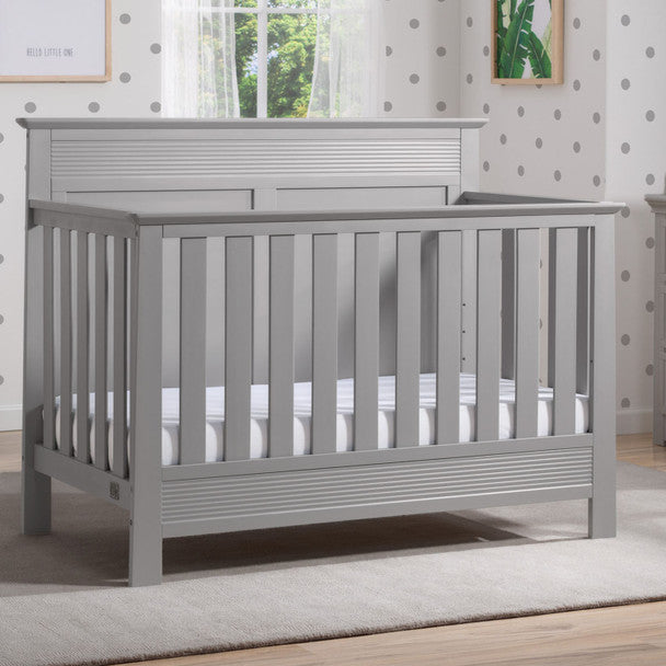 Serta Fall River Convertible Crib in Grey- Bambi Baby