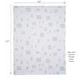 Bedtime Originals Farmyard Friends Soft White Fleece Baby Blanket - Bambi Baby