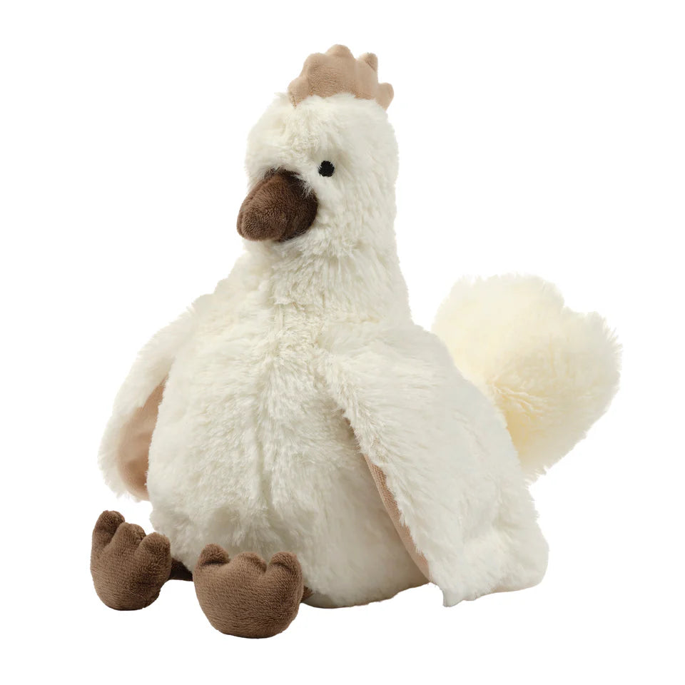 Bedtime Originals Farmyard Friends Plush Chicken Stuffed Animal Toy - Peep- Bambi Baby