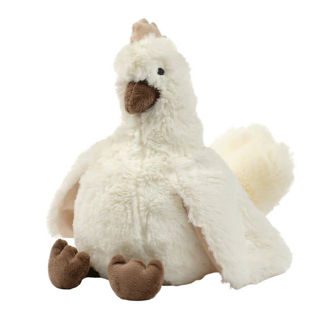 Bedtime Originals Farmyard Friends Plush Chicken Stuffed Animal Toy - Peep- Bambi Baby