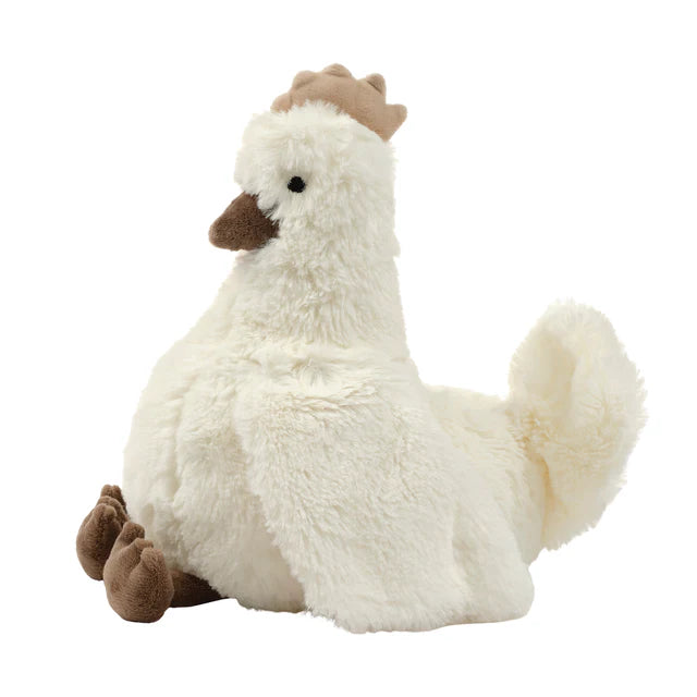 Bedtime Originals Farmyard Friends Plush Chicken Stuffed Animal Toy - Peep- Bambi Baby
