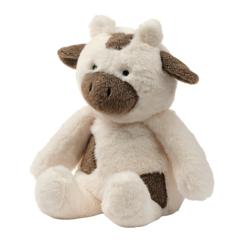 Bedtime Originals Farmyard Friends Plush Cow Stuffed Animal Toy - Milkshake- Bambi Baby