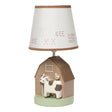 Bedtime Originals Farmyard Friends Decorative Tabletop Nursery Lamp with Shade - Bambi Baby