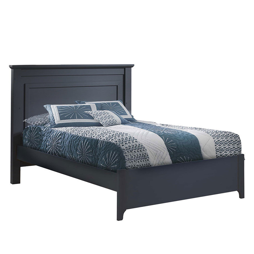 Natart Taylor Double Bed 54" with Low profile footboard & rails in Graphite- Bambi Baby