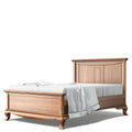 Harvest Solid Hardwood Romina Antonio Full Bed Solid Panel - 3/4 Angle View | Bambi Baby