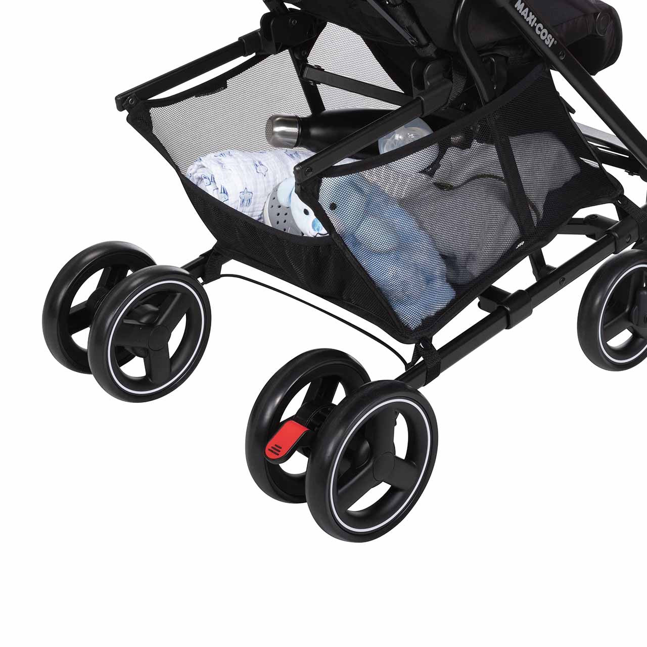 Maxi Cosi Mara XT Ultra Compact Stroller in Essential Black- Bambi Baby