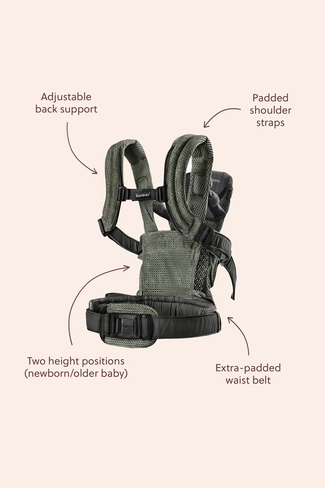 BabyBjorn Baby Carrier Harmony- Bambi Baby