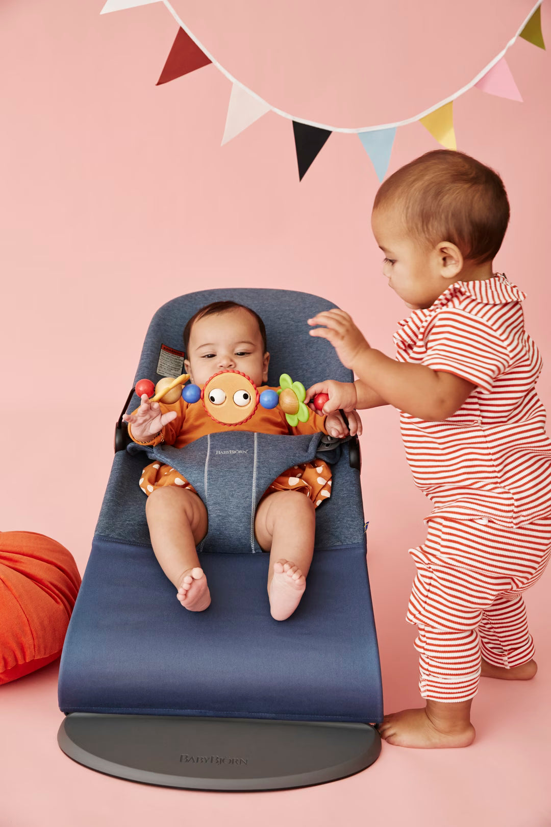 BabyBjorn Toy Bar - Bouncer Bliss- Bambi Baby