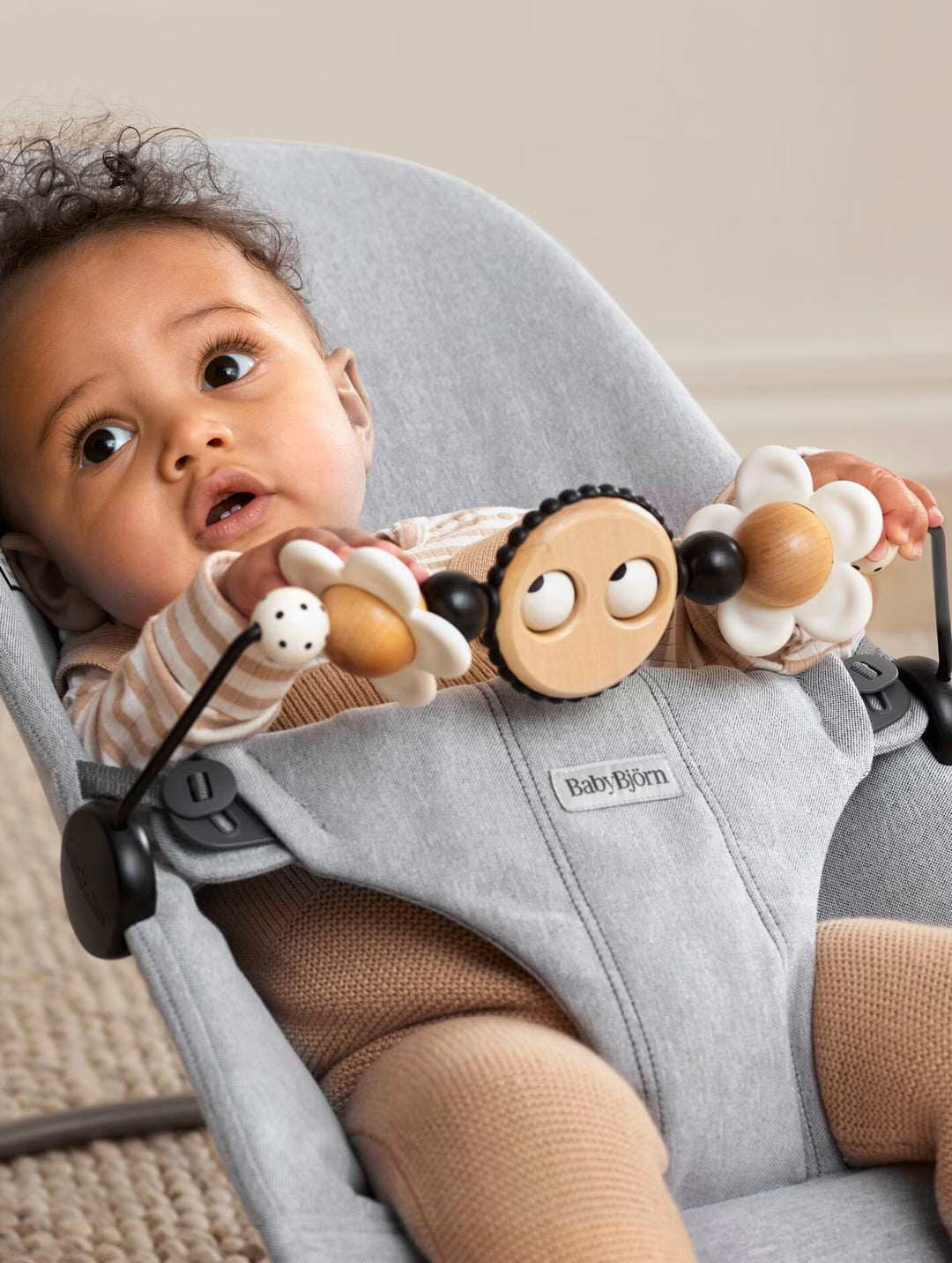 BabyBjorn Toy Bar - Bouncer Bliss- Bambi Baby