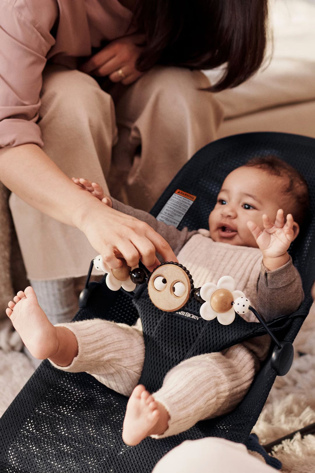 BabyBjorn Toy Bar - Bouncer Bliss- Bambi Baby