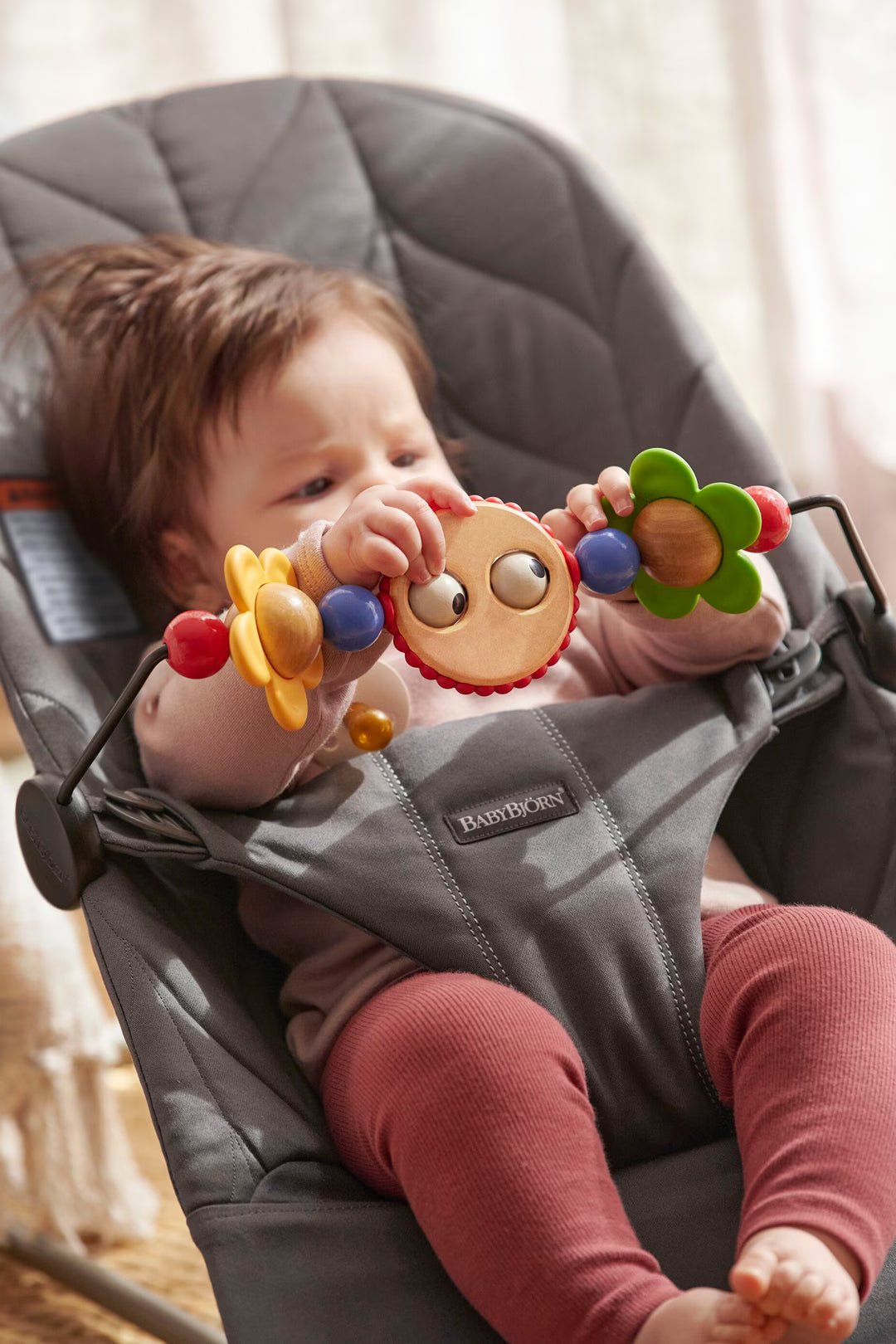 BabyBjorn Toy Bar - Bouncer Bliss- Bambi Baby